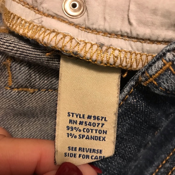 Cabi Baby Boot Cut Jean,34”waist,33” inseam,9”rise - Picture 4 of 4